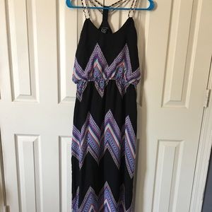 Chevron Maxi Dress